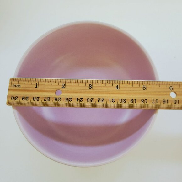 Vintage Pfaltzgraff Cape May Salad Plate Set, Light Purple Floral c.1990s USA - Picture 7 of 10